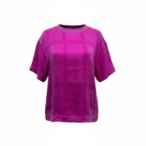 Muma.World Prism Short Sleeve Fuchsia Top Size Small